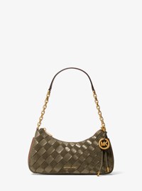 Nolita Medium Hand-Woven Leather Chain Pochette