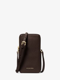 Jet Set Small Pebbled Leather Smartphone Crossbody Bag