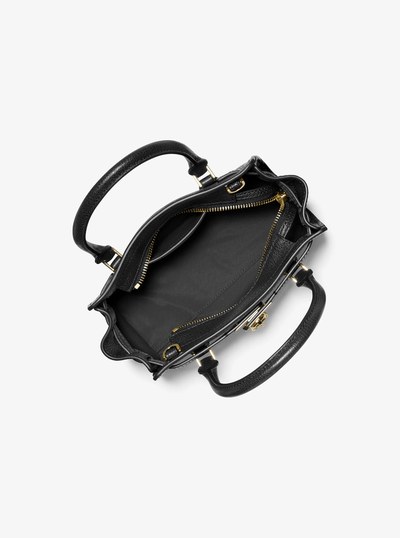 Hamilton Moderne Extra-Small Leather Crossbody Bag in BLACK | Michael Kors