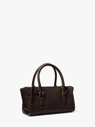 Hamilton Moderne Extra-Small Leather Crossbody Bag in CHOCOLATE | Michael Kors