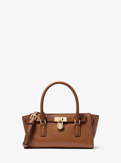 Hamilton Moderne Extra-Small Leather Crossbody Bag in LUGGAGE | Michael Kors
