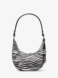 Nolita Small Zebra Print Calf Hair Convertible Pochette