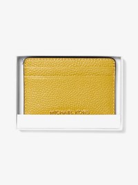 Pebbled Leather Card Case