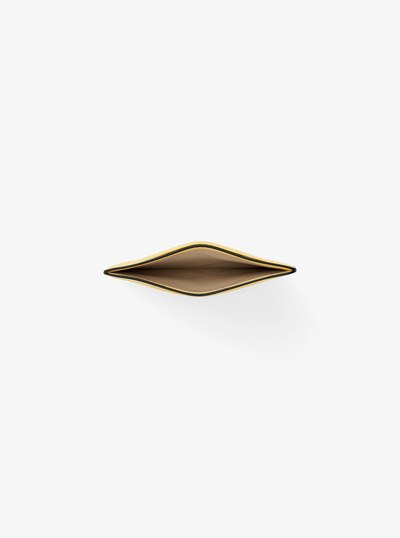Pebbled Leather Card Case in LEMON | Michael Kors