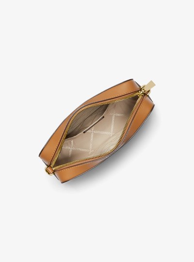 Jet Set Medium Logo Crossbody Bag in VANILLA | Michael Kors