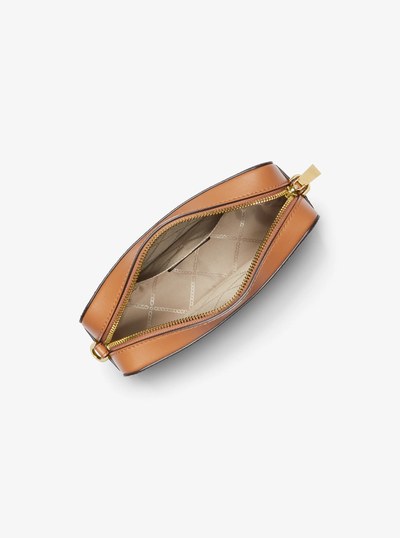 Jet Set Medium Logo Crossbody Bag in BROWN | Michael Kors