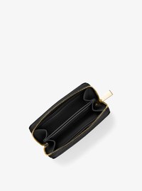 Petit portefeuille en cuir grain&eacute;
