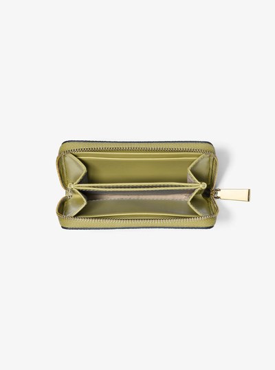 Petit portefeuille &agrave; logo in PISTACHE | Michael Kors