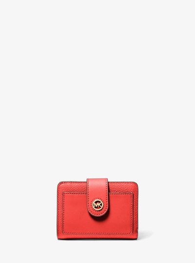 Mercer Small Leather Wallet in BURNT SIENNA | Michael Kors