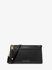Empire Large Leather Convertible Crossbody Bag