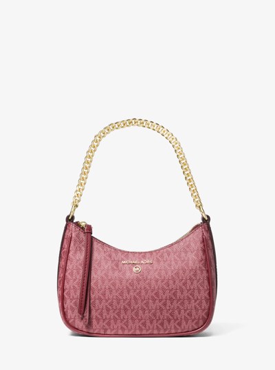 Jet Set Charm Small Signature Logo Pochette