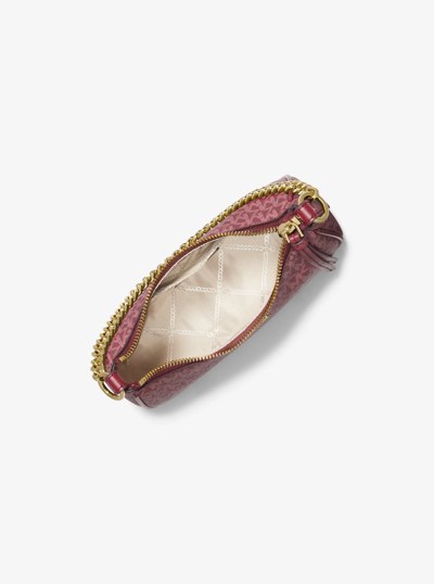 Jet Set Charm Small Signature Logo Pochette
