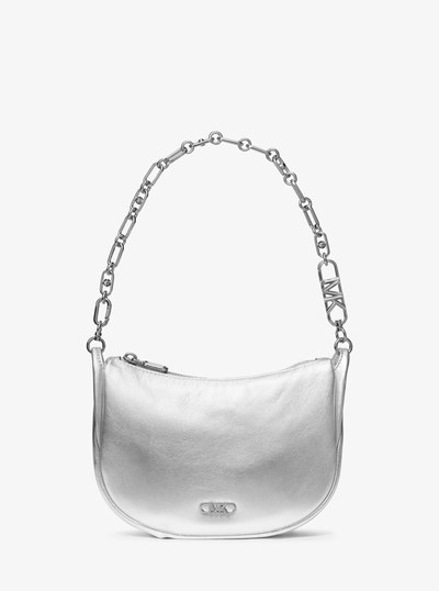 Kendall Small Metallic Leather Shoulder Bag
