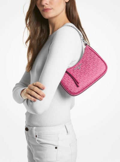 Petite pochette Jet Set Charm &agrave; logo Signature