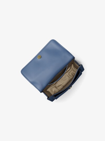 Claire Small Signature Logo Crossbody Bag in FRENCH BLUE | Michael Kors