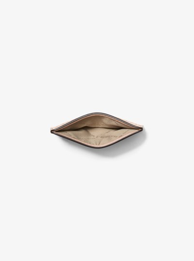 Jet Set Signature Logo Card Case in BALLET | Michael Kors