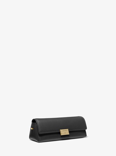 Ludlow Small Leather Convertible Pochette in BLACK | Michael Kors