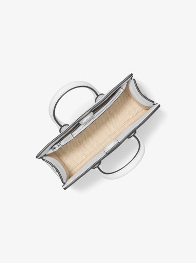 Scarlett Extra-Small Signature Logo Crossbody Bag in OPT/ALLUM | Michael Kors