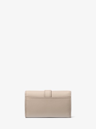 Nolita Medium Pebbled Leather Tri-Fold Wallet in LIGHT SAND | Michael Kors