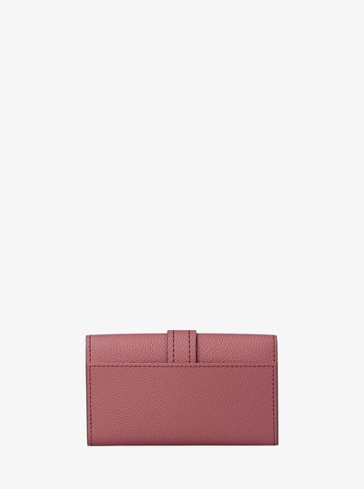 Nolita Medium Pebbled Leather Tri-Fold Wallet in ROSEWOOD | Michael Kors