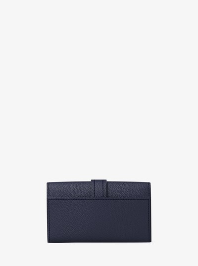 Nolita Medium Pebbled Leather Tri-Fold Wallet in DRESS BLUES | Michael Kors