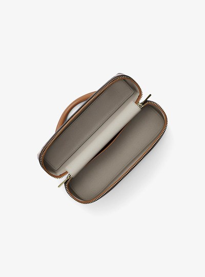 Jana Extra-Small Signature Logo Crossbody Bag in BRN/ACORN | Michael Kors
