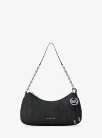 Bolso pochette Nolita mediano de piel nobuck con cadena
