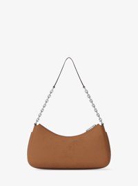 Bolso pochette Nolita mediano de piel nobuck con cadena