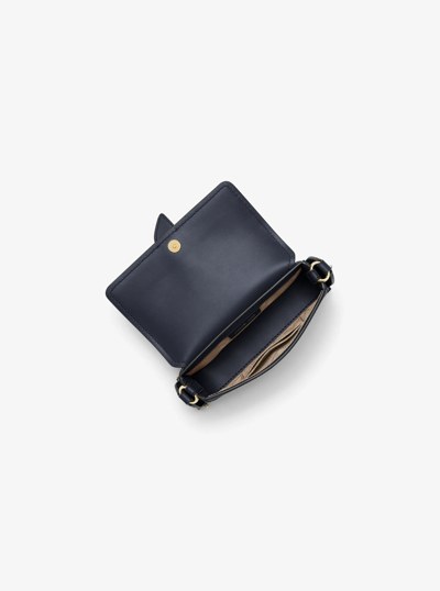 Greenwich Extra-Small Saffiano Leather Sling Crossbody Bag in NAVY | Michael Kors