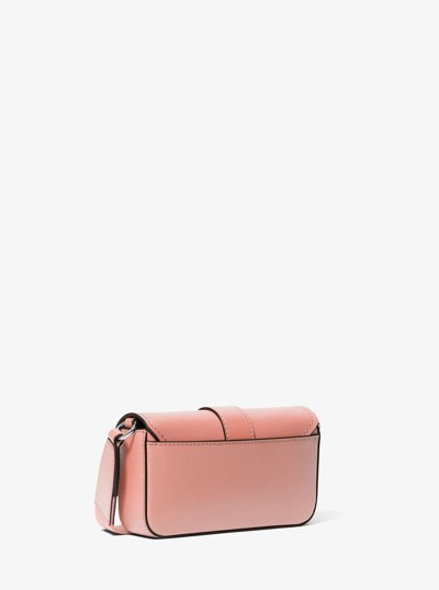 Greenwich Extra-Small Saffiano Leather Sling Crossbody Bag in PINK | Michael Kors