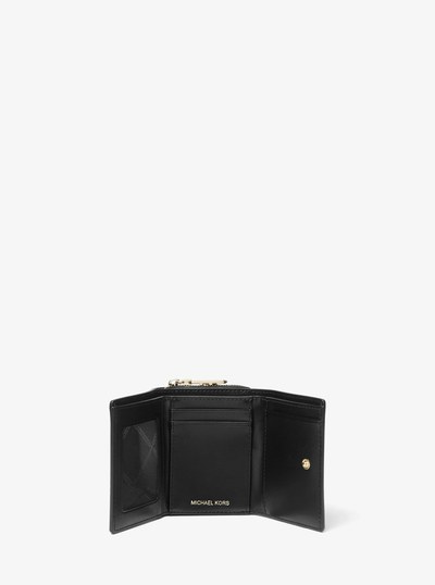 Empire Small Pebbled Leather Tri-Fold Wallet
