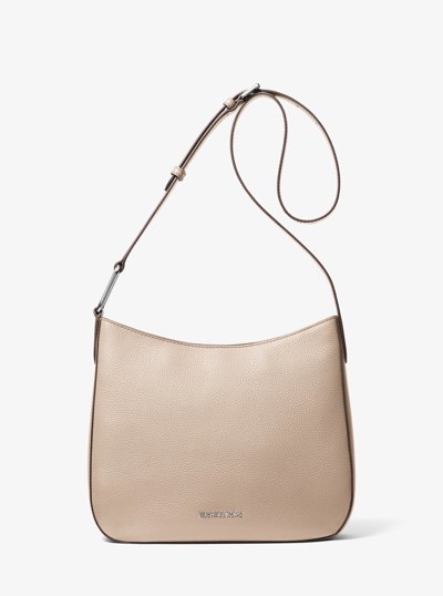 Kensington Large Pebbled Leather Crossbody Bag