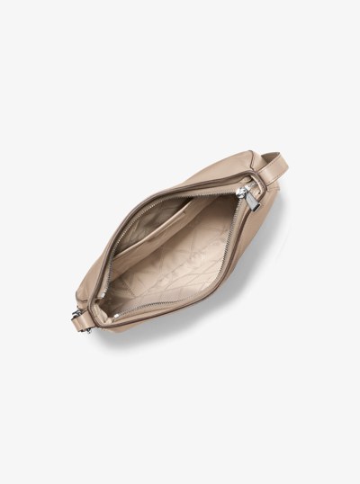 Kensington Large Pebbled Leather Crossbody Bag