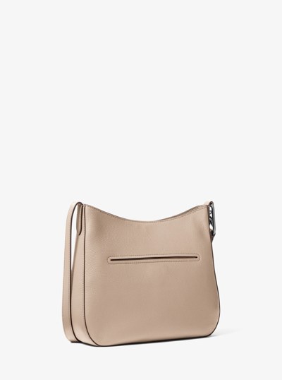 Kensington Large Pebbled Leather Crossbody Bag