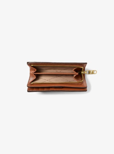 Empire Medium Signature Logo Wallet in BRN/ACORN | Michael Kors