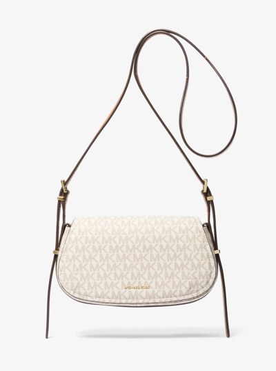 Lydia Small Signature Logo Crossbody Bag
