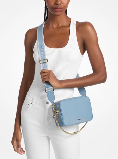 Bryant Medium Nylon Camera Crossbody Bag in CHAMBRAY | Michael Kors