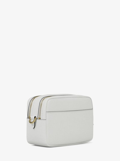 Bryant Medium Pebbled Leather Camera Crossbody Bag in EGGSHELL | Michael Kors