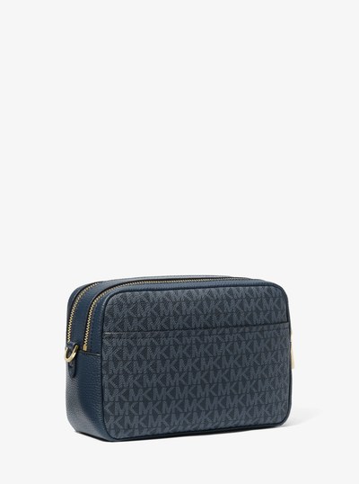Bryant Medium Signature Logo Camera Crossbody Bag in ADMRL/PLBLUE | Michael Kors