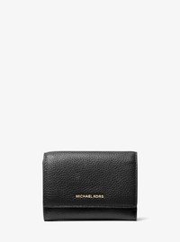 Portefeuille Bryant en cuir grain&eacute; de taille moyenne