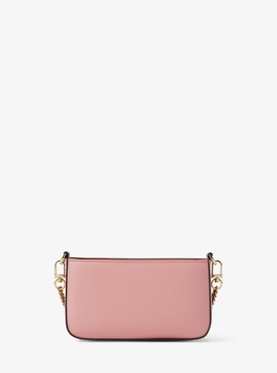 Petite pochette convertible Bryant en cuir grain&eacute; in PRIMROSE | Michael Kors