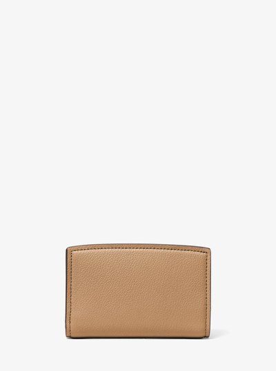 Bryant Medium Pebbled Leather Wallet in HUSK | Michael Kors
