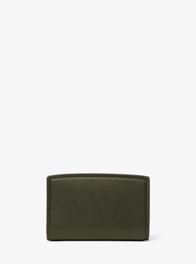 Bryant Medium Pebbled Leather Wallet in IVY | Michael Kors