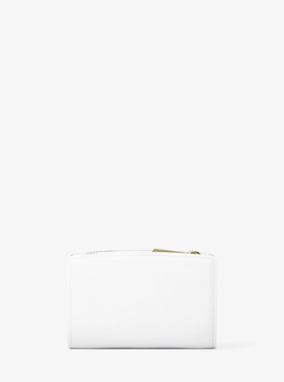 Bryant Medium Pebbled Leather Wallet in OPTIC WHITE | Michael Kors