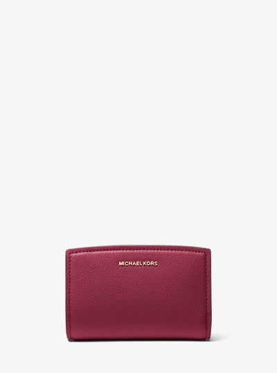 Bryant Medium Pebbled Leather Wallet in MULBERRY | Michael Kors