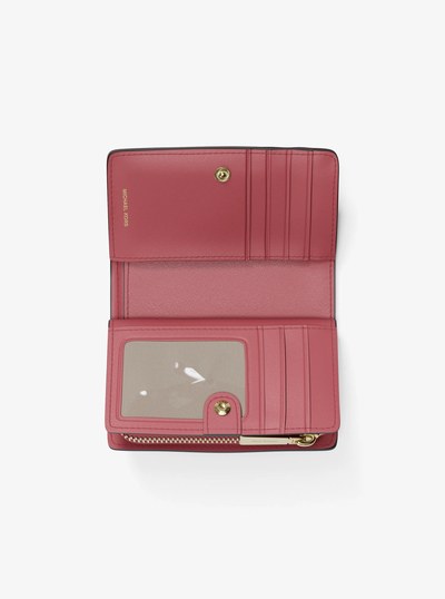 Bryant Medium Pebbled Leather Wallet in LT BRY SBT | Michael Kors