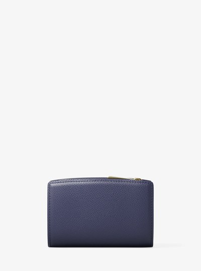 Bryant Medium Pebbled Leather Wallet in DRESS BLUES | Michael Kors