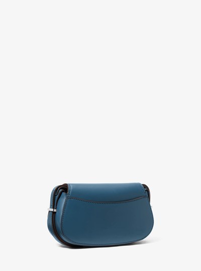 Lydia Small Leather Crossbody Bag in DK CHAMBRAY | Michael Kors