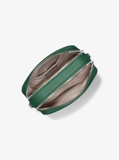 Bryant Medium Pebbled Leather Camera Crossbody Bag