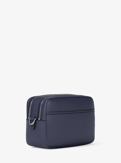 Bryant Medium Pebbled Leather Camera Crossbody Bag in DRESS BLUES | Michael Kors